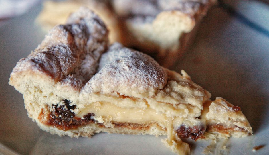 ricetta della Torta pasticciotto Crema e Amarena